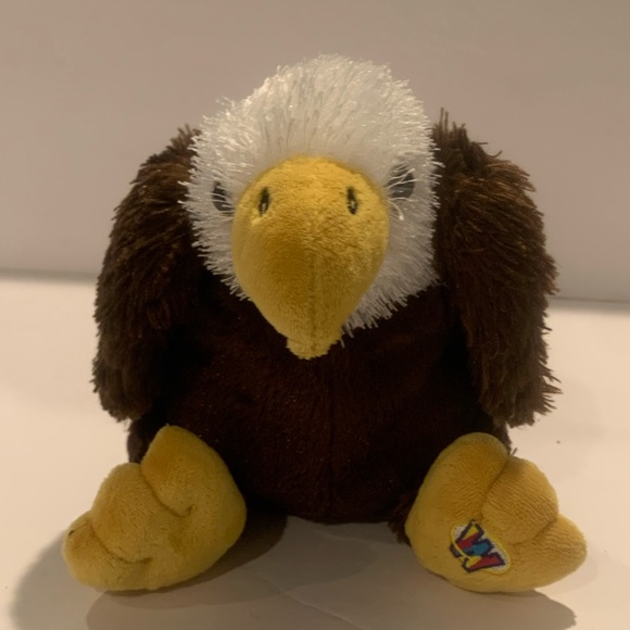 GANZ Webkinz EAGLE Plush Stuffed Animal HM214 Bird NO CODE  Retired Toy 9" - Picture 2 of 5
